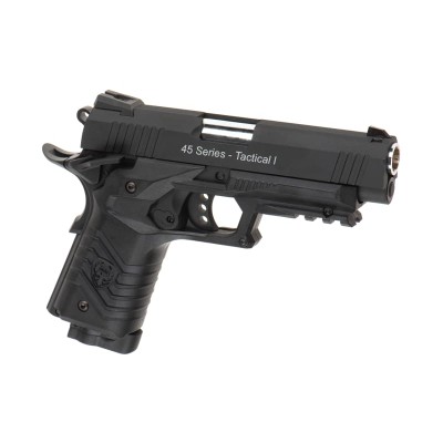 Pistola Airsoft GBB CO₂ HFC HG-171 Metal Version Preta - fotografia 7