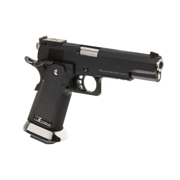 GBB Airsoft Pistol Hi-Capa 5.1 R1 Full Metal Black [WE]