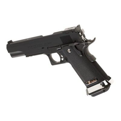 WE Hi-Capa 5.1 R1 Full Metal GBB Black Airsoft Pistol - photo 2