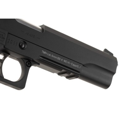 WE Hi-Capa 5.1 R1 Full Metal GBB Black Airsoft Pistol - photo 5