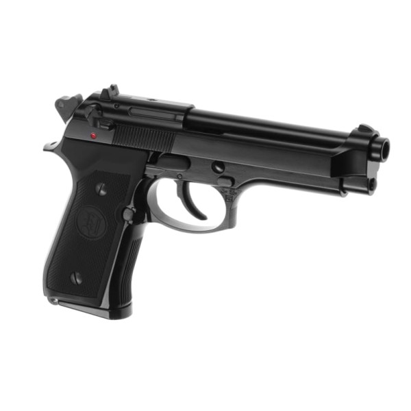 GBB Airsoft Pistol M9 Full Metal Black [KJ Works]
