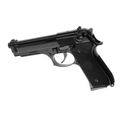 Pistola Airsoft GBB KJ Works M9 Full Metal Preta - fotografia 2