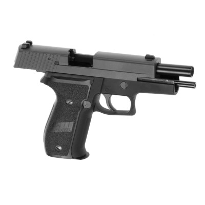 Pistola Airsoft GBB WE P226 Full Metal Preta - fotografia 3