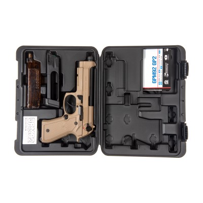 Pistola Airsoft GBB CO₂ G&G GPM92 GP2 Metal Version Desert - fotografia 6