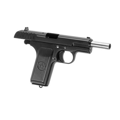 Pistola Airsoft GBB WE TT-33 Full Metal Preta - fotografia 3
