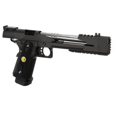 WE Hi-Capa 7 Full Metal Dragon GBB Black Airsoft Pistol - photo 3
