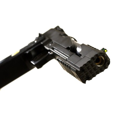 WE Hi-Capa 7 Full Metal Dragon GBB Black Airsoft Pistol - photo 4