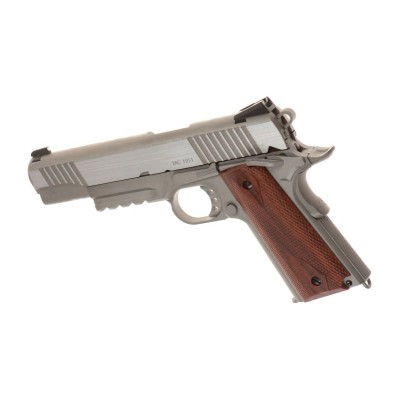 Pistola Airsoft GBB CO₂ KWC TAC 1911 Full Metal Prateada - fotografia 2