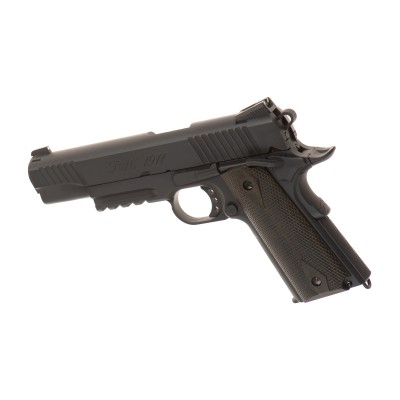 Pistola Airsoft GBB CO₂ KWC TAC 1911 Full Metal Preta - fotografia 2