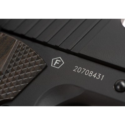 Pistola Airsoft GBB CO₂ KWC TAC 1911 Full Metal Preta - fotografia 5