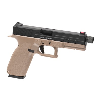 Pistola Airsoft GBB KJ Works KP-13 TBC Metal Version Coyote - vista do produto