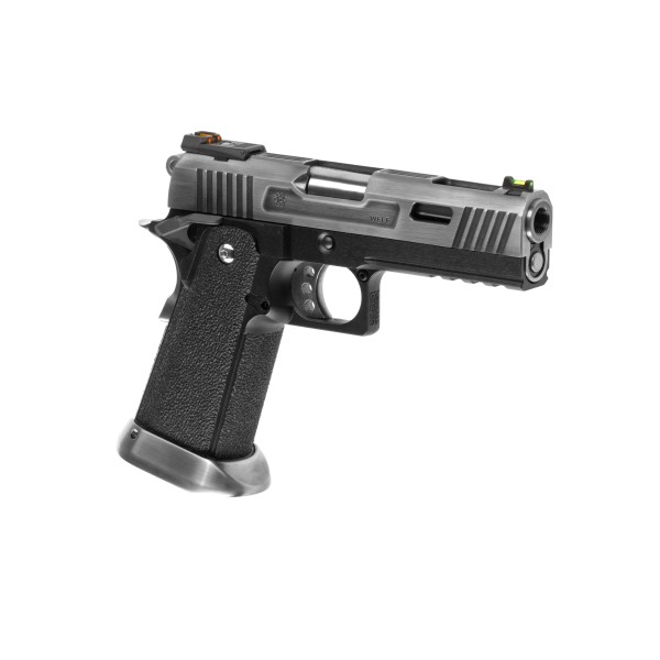 GBB Airsoft Pistol Hi-Capa 4.3 Force Full Metal Silver [WE]