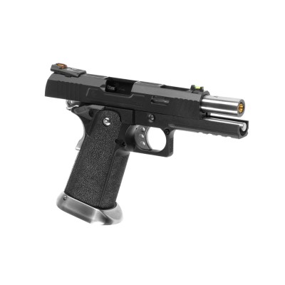Pistola Airsoft GBB WE Hi-Capa 4.3 Force Full Metal Preta - fotografia 3