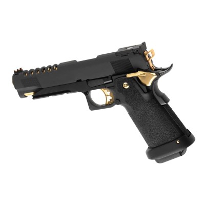 Pistola Airsoft GBB AW Custom HX2701 Full Metal Preta - fotografia 2