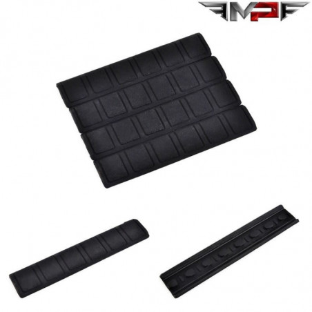 Soft Railcover Mod B para Keymod Preto [MP]