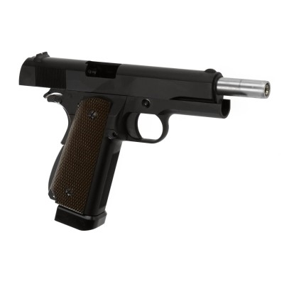 WE M1911 A1 Full Metal CO₂ Black Airsoft Pistol - photo 3