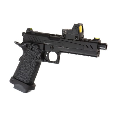 Pistola Airsoft GBB Vorsk Hi-Capa 5.1 Split Slide + BDS Preta - vista do produto