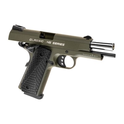 Pistola Airsoft GBB HFC HG-172 Metal Version Olive - fotografia 3
