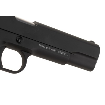 WE M1911 Full Metal CO₂ Black Airsoft Pistol - photo 5