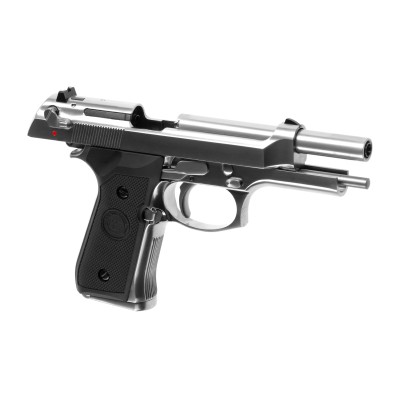 WE M9 V2 Full Metal GBB Silver Airsoft Pistol - photo 3