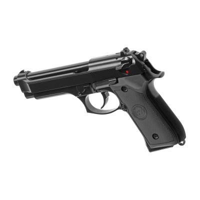 Pistola Airsoft GBB WE M9 V2 Full Metal Preta - fotografia 2