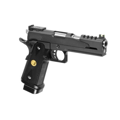 WE Hi-Capa 5.1 Full Metal Dragon CO₂ Black Airsoft Pistol - product view