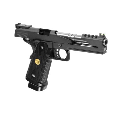 WE Hi-Capa 5.1 Full Metal Dragon CO₂ Black Airsoft Pistol - photo 3