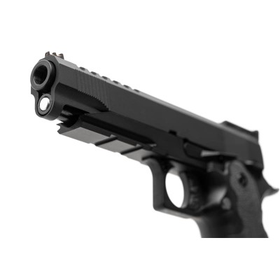 Pistola Airsoft GBB AW Custom HX2702 Full Metal Preta - fotografia 4