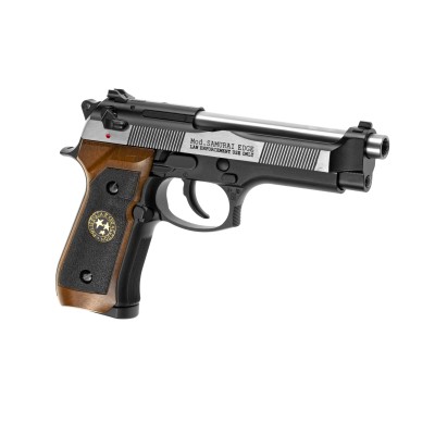 Pistola Airsoft GBB CO₂ WE M92 Samurai Edge Biohazard Full Metal Bicolor - vista do produto