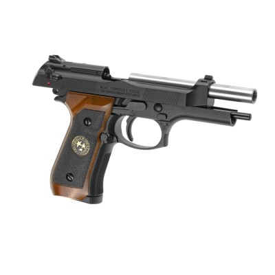 WE M92 Samurai Edge Biohazard Full Metal CO₂ Black Airsoft Pistol - photo 3
