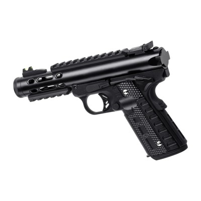Pistola Airsoft GBB WE Galaxy 1911 Series Preta - fotografia 2