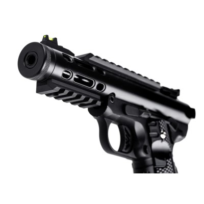 Pistola Airsoft GBB WE Galaxy 1911 Series Preta - fotografia 4