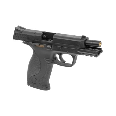 Pistola Airsoft GBB WE M&P Full Auto Metal Version Preta - fotografia 3