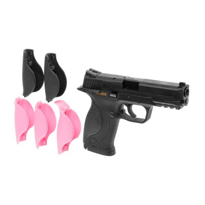 Pistola Airsoft GBB WE M&P Full Auto Metal Version Preta - fotografia 6