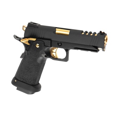 Pistola Airsoft GBB AW Custom HX2711 Full Metal Preta - vista do produto
