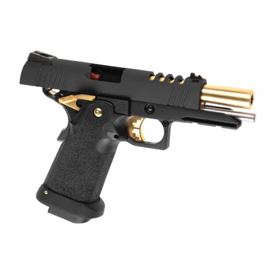 Pistola Airsoft GBB AW Custom HX2711 Full Metal Preta - fotografia 3