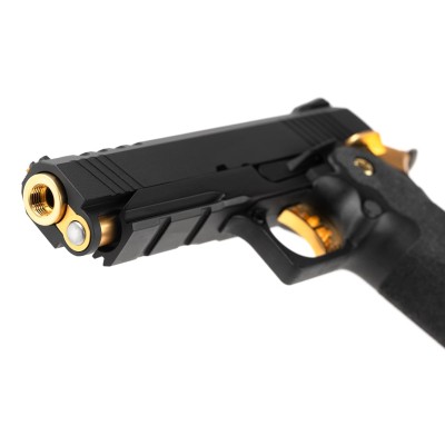 Pistola Airsoft GBB AW Custom HX2711 Full Metal Preta - fotografia 4