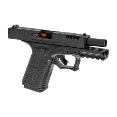 Pistola Airsoft GBB AW Custom VX9100 Full Metal Preta - fotografia 3