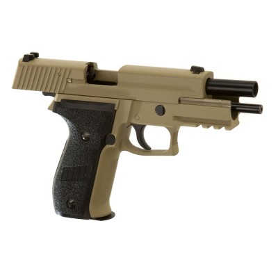 Pistola Airsoft GBB WE P226 Mk25 Navy Seals Full Metal Desert Desert - fotografia 3