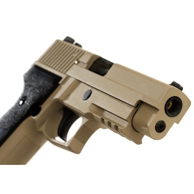 Pistola Airsoft GBB WE P226 Mk25 Navy Seals Full Metal Desert Desert - fotografia 4