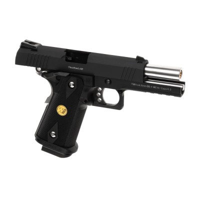 Pistola Airsoft GBB WE Hi-Capa 4.3 OPS Full Metal Preta - fotografia 3