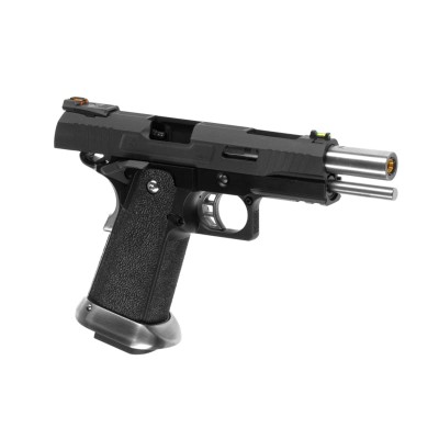 Pistola Airsoft GBB WE Hi-Capa 5.1 Force Full Metal Preta - fotografia 3
