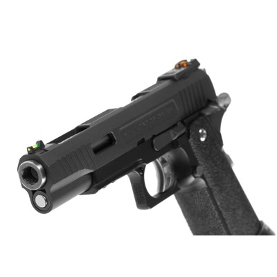 Pistola Airsoft GBB WE Hi-Capa 5.1 Force Full Metal Preta - fotografia 4