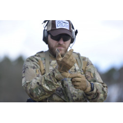 Luvas "Hard Gloves" Coyote em Pele [Direct Action]