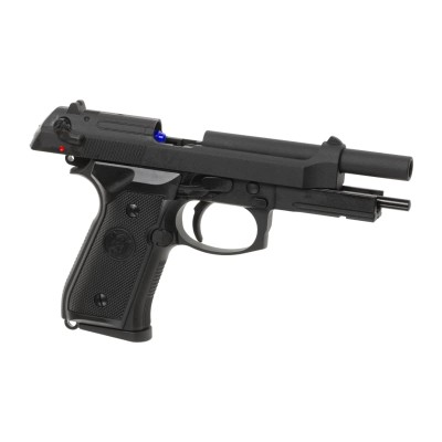 Pistola Airsoft GBB KJ Works M9 A1 Full Metal Preta - fotografia 3