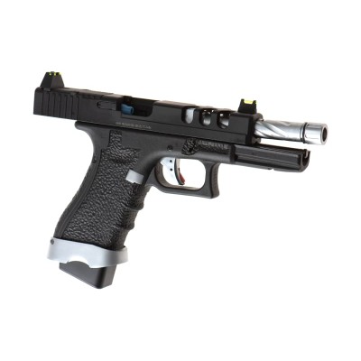 Pistola Airsoft GBB Vorsk EU7 Vented Preta - fotografia 3
