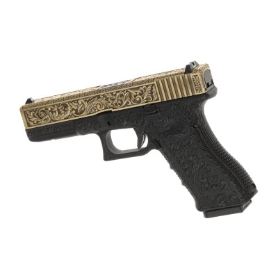 WE WE17 Etched Metal Version GBB Gold Airsoft Pistol - photo 2