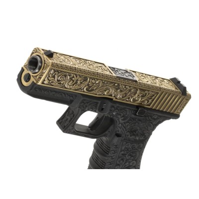 WE WE17 Etched Metal Version GBB Gold Airsoft Pistol - photo 7