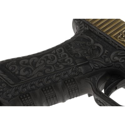 WE WE17 Etched Metal Version GBB Gold Airsoft Pistol - photo 8