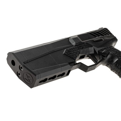 Pistola Airsoft GBB Krytac SilencerCo Maxim 9 Semi Preta - fotografia 4
